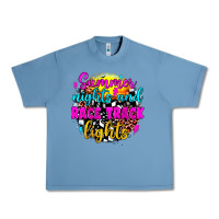 Pebble Blue summer nights and race track lights Urban Heavy Tee - JahusDesignShop