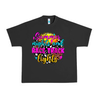 Pigment Black summer nights and race track lights Urban Heavy Tee - JahusDesignShop