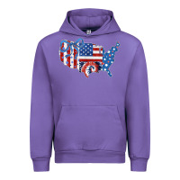 Tulip America map Urban Hoodie - CowhideDigitalArt