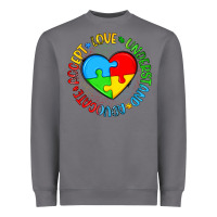 Storm autism awareness puzzle heart love understand advo Heavyweight Sweatshirt - Artiststas