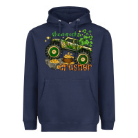 Navy shamrock crusher st. patrick's day Heavyweight Hoodie - HowdyJamesFarm