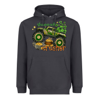 Smoke shamrock crusher st. patrick's day Heavyweight Hoodie - HowdyJamesFarm