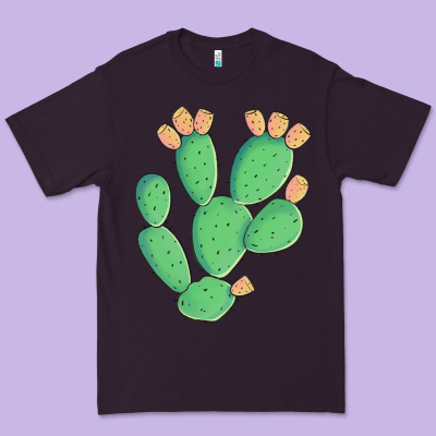 Texas Prickly Pear Cactus Premium Tee Designed By Artiststas