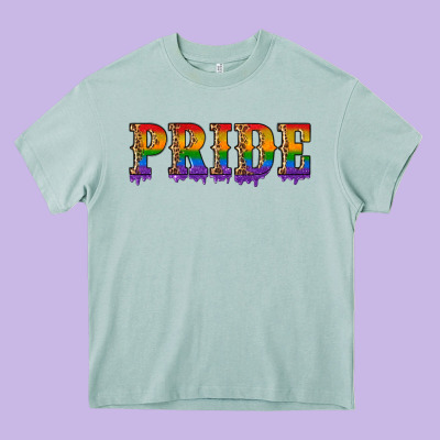 Pride Lgbtq Glitter Heavy Core Tee Designed By Artiststas