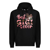 Black Best gigi ever Mother's Day Premium Hoodie - CowGirlArtShop
