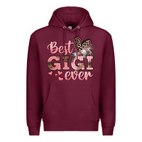 Burgundy Best gigi ever Mother's Day Premium Hoodie - CowGirlArtShop