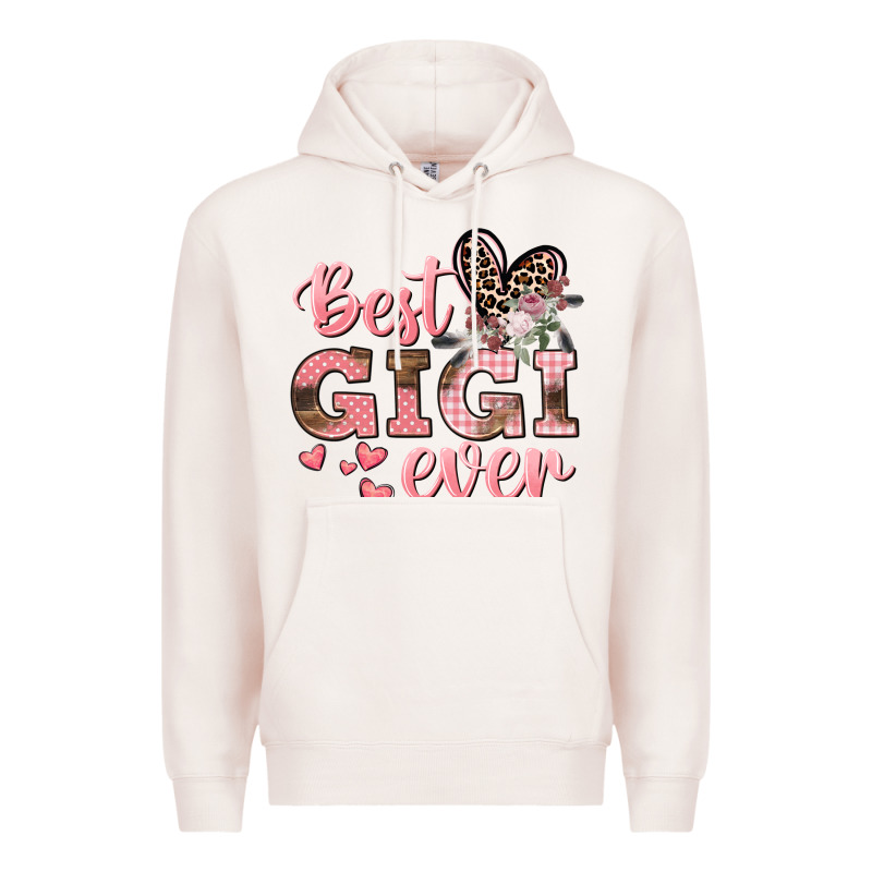 Best Gigi Ever Mother's Day Premium Hoodie by CowGirlArtShop | Teevron