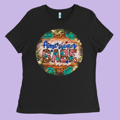 American Babe Ladies Tee Designed By Artiststas