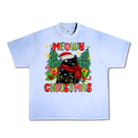 Grape Ice meowy christmas black cat Urban Heavy Tee - MaliasSmallBusiness