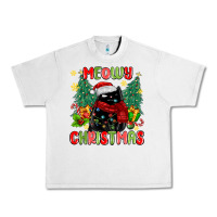 Lunar Rock meowy christmas black cat Urban Heavy Tee - MaliasSmallBusiness