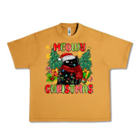 Peanut Butter meowy christmas black cat Urban Heavy Tee - MaliasSmallBusiness