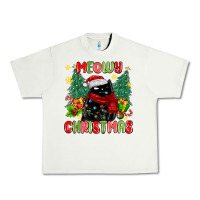 Pistachio meowy christmas black cat Urban Heavy Tee - MaliasSmallBusiness