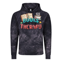 Cloud Black books are my therapy Vintage Hoodie - MaliasSmallBusiness