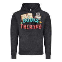 Vintage Black books are my therapy Vintage Hoodie - MaliasSmallBusiness