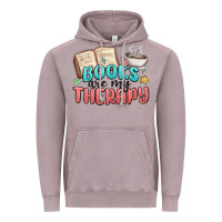 Vintage Zinc books are my therapy Vintage Hoodie - MaliasSmallBusiness