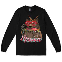 Black Mother's Day Glasses Leopard Bandana Mama Bear Hunting Fish Long Sleeve Tee - RanaPortraitStore