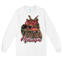 White Mother's Day Glasses Leopard Bandana Mama Bear Hunting Fish Long Sleeve Tee - RanaPortraitStore