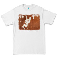White cowhide background Premium Tee - AdoDesignShop