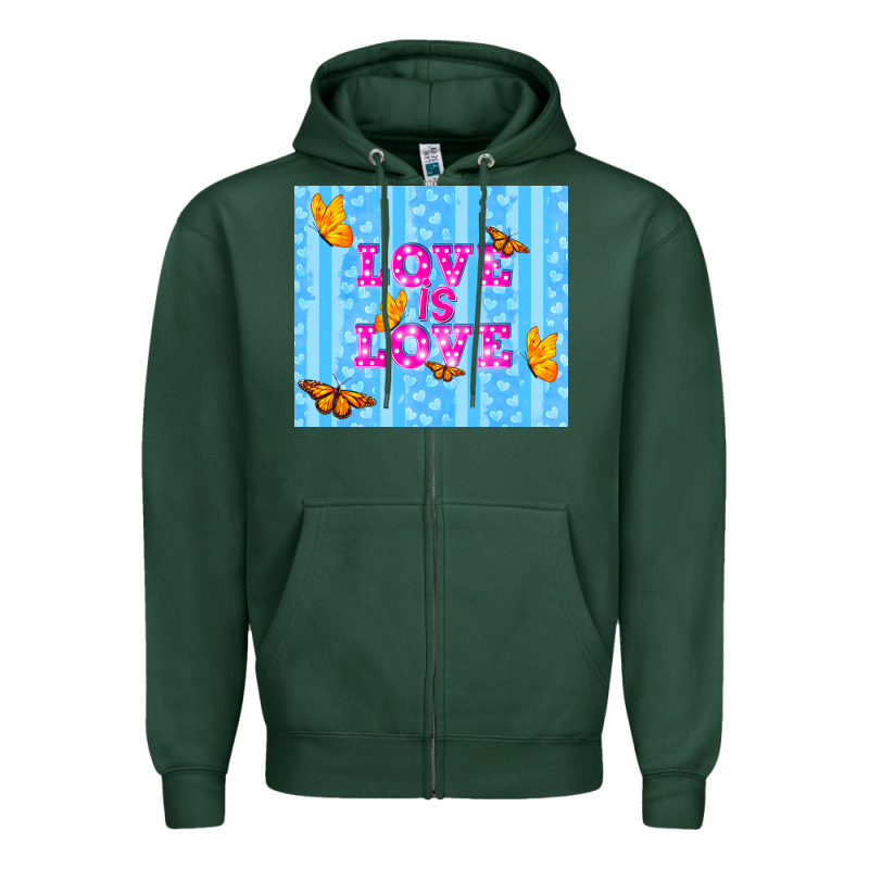 Love Is Love Zipper Hoodie by TumblerDesignByShophia | Teevron
