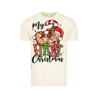 Vintage Arctic my first christmas cute christmas sloth Vintage Tee - MaliasSmallBusiness