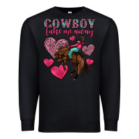 Black cowboy take me away Premium Sweatshirt - OliviaCreatesArt
