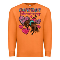 Carrot cowboy take me away Premium Sweatshirt - OliviaCreatesArt