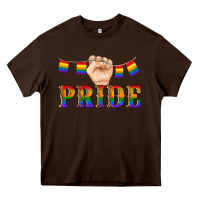 Chocolate Brown pride lgbtq Heavy Core Tee - Artiststas