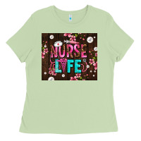 Matcha nurse life with pearls Ladies Tee - AdoDesignShop