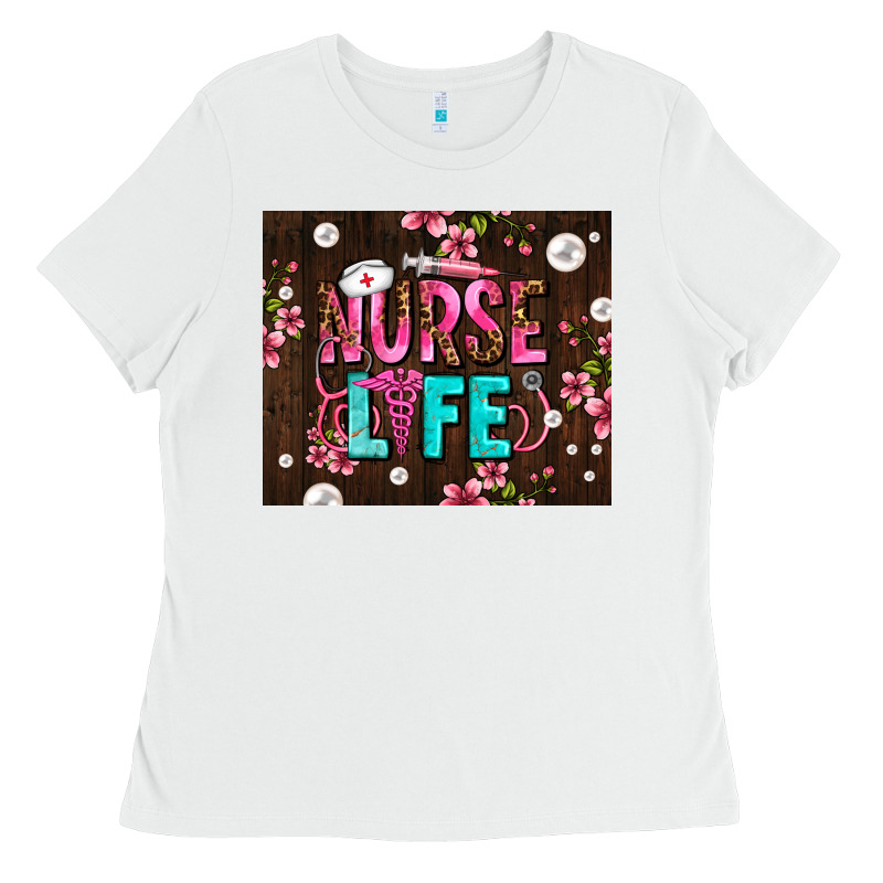 Nurse Life With Pearls Ladies Tee by AdoDesignShop | Teevron