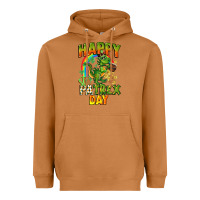 Meerkat Happy St. Patrex Day Heavyweight Hoodie - CowGirlArtShop