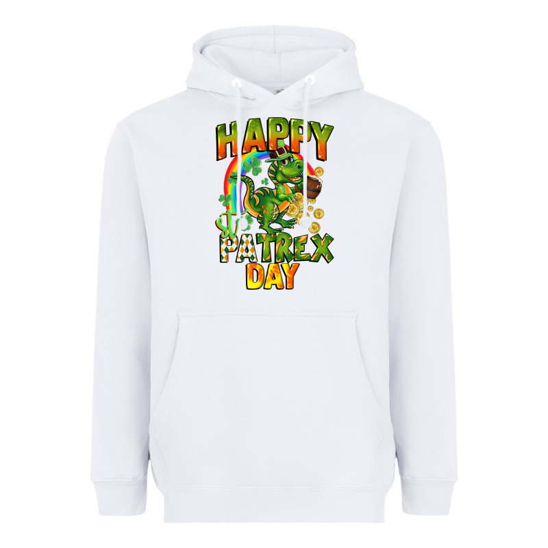 Happy St. Patrex Day Heavyweight Hoodie by CowGirlArtShop | Teevron