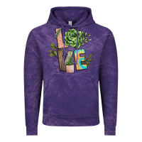 Cloud Purple plant love Vintage Hoodie - NancyCooperArtShop