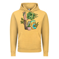Vintage Mustard plant love Vintage Hoodie - NancyCooperArtShop