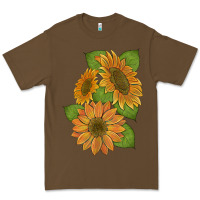 Cacao sunflowers Premium Tee - Artiststas