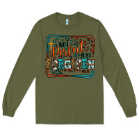 Army Green Not perfect just forgiven Long Sleeve Tee - LillyAllenDesigns