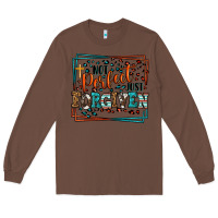 Chestnut Not perfect just forgiven Long Sleeve Tee - LillyAllenDesigns