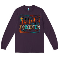 Plum Not perfect just forgiven Long Sleeve Tee - LillyAllenDesigns