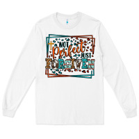White Not perfect just forgiven Long Sleeve Tee - LillyAllenDesigns