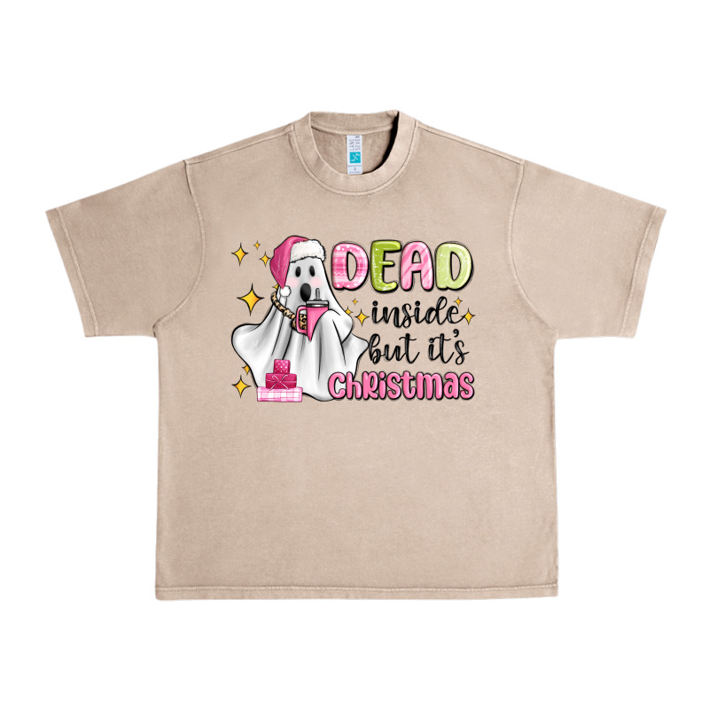 Dead Inside But It's Christmas Urban Heavy Tee by MaliasSmallBusiness | Teevron