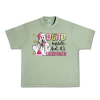 Oil Green dead inside but it's christmas Urban Heavy Tee - MaliasSmallBusiness