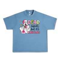 Pebble Blue dead inside but it's christmas Urban Heavy Tee - MaliasSmallBusiness