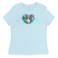 Baby Blue nurse and elements Ladies Tee - AdoDesignShop