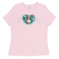 Bubblegum Pink nurse and elements Ladies Tee - AdoDesignShop
