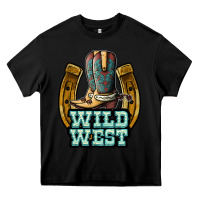 Black wild west Heavy Core Tee - JahusDesignShop