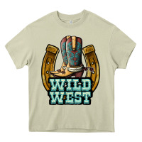 Mossy wild west Heavy Core Tee - JahusDesignShop