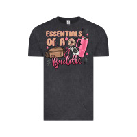 Vintage Black essentials of a baddie Vintage Tee - MaliasSmallBusiness