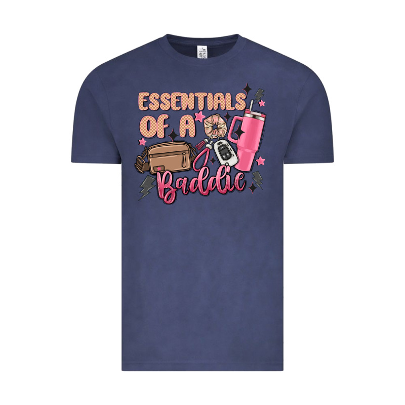 Essentials Of A Baddie Vintage Tee by MaliasSmallBusiness | Teevron