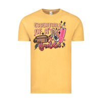 Vintage Mustard essentials of a baddie Vintage Tee - MaliasSmallBusiness