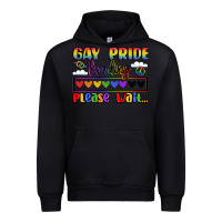 Black gay pride loading please wait Urban Hoodie - LillyAllenDesigns