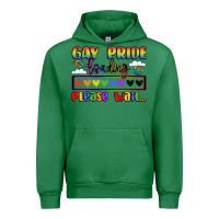 Emerald gay pride loading please wait Urban Hoodie - LillyAllenDesigns